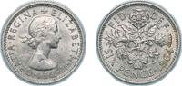 Great Britain 6 Pence Great Britain United Kingdom 1964 6 Pence - Elizabeth II (1st portrait; no 'BRITT:OMN') Copper-nickel (75% Cu, 25% Ni) Royal Min -