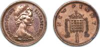 Great Britain 1 Penny Great Britain United Kingdom 1973 1 New Penny - Elizabeth II (2nd portrait) Bronze Royal Mint (Tower Hill) (280196000) 3.56g AU -