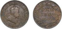 Canada 1 Cent Canada British Dominion 1909 1 Cent - Edward VII Bronze (Cu 95%, Sn 4%, Zn 1%) Royal Canadian Mint (3973339) 5.67g XF KM 8 Schön -