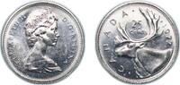 Canada 25 Cents Canada British Dominion 1972 25 Cents - Elizabeth II (2nd portrait) Nickel Royal Canadian Mint (43743387) 5.05g UNC KM 62b Schön -