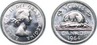 Canada 5 Cents Canada British Dominion 1964 5 Cents - Elizabeth II (1st portrait; round) Nickel Royal Canadian Mint (78075068) 4.54g UNC KM 57 -