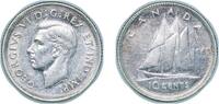 Canada 10 Cents Canada British Dominion 1943 10 Cents - George VI (with IND:IMP:) Silver (.800) (.800 silver .200 copper) Royal Canadian Mint (2 -