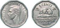 Canada 5 Cents Canada British Dominion 1947 5 Cents - George VI (with IND:IMP:) Nickel Royal Canadian Mint 4.54g XF KM 39a Schön 33a -
