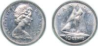 Canada 10 Cents Canada British Dominion 1968 10 Cents - Elizabeth II (2nd portrait; Philadelphia mint) Nickel Royal Canadian Mint (85170000) 2.0 -