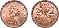 Canada 1 Cent Canada British Dominion 1968 1 Cent - Elizabeth II (2nd portrait; heavy type) Bronze (98% copper, 0.5% tin, 1.5% zinc) Royal Can -