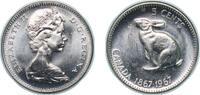 Canada 5 Cents Canada British Dominion 1967 5 Cents - Elizabeth II (Confederation) Nickel Royal Canadian Mint of Ottawa (36876574) 4.54g UNC KM -