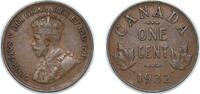 Canada 1 Cent Canada British Dominion 1932 1 Cent - George V (small cent) Bronze Royal Canadian Mint (21316190) 3.24g XF KM 28 Schön 27 -