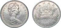 Canada 1 Dollar Canada British Dominion 1969 1 Dollar - Elizabeth II (2nd portrait; large portrait) Nickel Royal Canadian Mint of Ottawa (480931 -