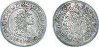 Hungary 6 Kreuzers Hungary Austro-Hungarian Empire 1671 KB 6 Kreuzers - Leopold I Billon (.438 silver) Kremnica Mint 3.1g XF ÉH 1072 H 1450 KM 164 -
