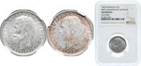 Romania 1 Leu Romania Kingdom 1906 1 Leu - Carol I (Reign Anniversary) Silver (.835) Royal Mint of Belgium (2500000) 5g NGC AU KM 34 Schön 37 -