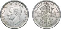 Great Britain ½ Crown Great Britain Kingdom 1945 Half / ½ Crown - George VI (1st type) Silver (.500) Royal Mint (Tower Hill) (19849200) 14.16g UNC KM -