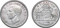 Australia 1 Florin Australia Commonwealth 1946 1 Florin - George VI Silver (.500) Royal Mint (Tower Hill) (22154000) 11.24g VF KM 40a -