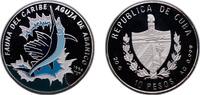 Cuba 10 Pesos Cuba Second Republic 1994 10 Pesos (Sailfish) Silver (.999) (7000) 20g PF KM 500 -
