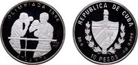 Cuba 10 Pesos Cuba Second Republic 1994 10 Pesos (Olympics) Silver (.999) (30000) 20g PF KM 469 -