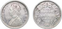 India ½ Rupee India India - British 1876 • Half / ½ Rupee - Victoria Silver (.917) Mumbai / Bombay Mint (966000) 5.77g XF Cleaned KM 472 -