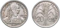 French Indochina 20 Cents French Indochina French colony 1941 S 20 Cents (Non-Magnetic) Copper-nickel (75% Copper, 25% Nickel) San Francisco Mint (2500000 -