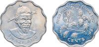 Eswatini 20 Cents Eswatini Kingdom of Swaziland (1968-2018) 1981 20 Cents - Sobhuza II (FAO) Copper-nickel Royal Mint, Llantrisant (150000) 5.43g -