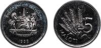 Lesotho 5 Maloti Lesotho Kingdom 1998 5 Maloti - Letsie III Nickel clad steel 6.31g BU KM 59 -
