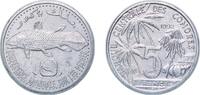 Comoro Islands 5 Francs Comoro Islands Federal Islamic Republic 1992 5 Francs (World Fisheries Conference) Aluminium (500000) 3.82g BU KM 15 -