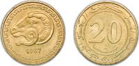 Algeria 20 Centimes Algeria People's Democratic Republic 1987 20 Centimes (FAO) Aluminium bronze (60000000) 4.07g BU KM 118 Schön 29 -