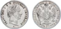 Archduchy of Austria ¼ Florin Austria Archduchy of Austria Austro-Hungarian Empire 1858 A ¼ Florin - Francis Joseph I Silver (.520) (31196724) 5.32g XF KM 221 -