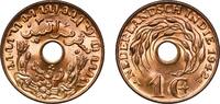 Netherlands East Indies 1 Cent Indonesia Netherlands East Indies 1942 P 1 Cent Bronze Philadelphia Mint 3.99g UNC KM 317 Schön 14 -