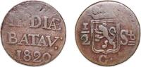 Netherlands East Indies ½ Stuiver Indonesia Netherlands East Indies 1820 ½ Stuiver - Willem I Copper 6.35g VF KM 283 Scholt II 670 Scholt II 671 Scholt II 673 -