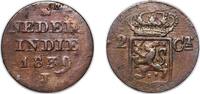 Netherlands East Indies 2 Duits Indonesia Netherlands East Indies United East India Company 1839 J 2 Cents/Duits - Willem I Copper Surabaya Mint (90964000) 6.01 -
