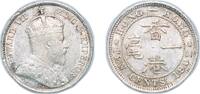 Hong Kong 10 Cents Hong Kong British colony 1902 10 Cents - Edward VII Silver (.800) (18000000) 2.7g XF KM 13 -