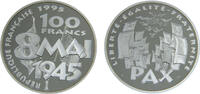 France 100 Francs France Fifth Republic 1995 100 Francs 50th Anniversary of the end of World War II -