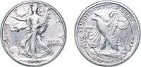 United States ½ Dollar United States Federal republic 1944 D ½ Dollar Walking Liberty Half Dollar Silver (.900) United States Mint of Denver, (980000 -