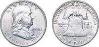 United States ½ Dollar United States Federal republic 1950 D ½ Dollar Franklin Half Dollar Silver (.900) United States Mint of Denver, (8031600) 12.5 -