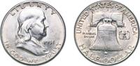 United States ½ Dollar United States Federal republic 1951 S ½ Dollar Franklin Half Dollar Silver (.900) San Francisco Mint (13696000) 12.65g AU KM 1 -