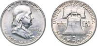 United States ½ Dollar United States Federal republic 1953 D ½ Dollar Franklin Half Dollar Silver (.900) United States Mint of Denver, (20900400) 12. -