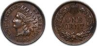 United States 1 Cent United States Federal republic 1903 1 Cent Indian Head Cent Bronze (.950 copper, .050 tin and zinc) United States Mint of Phil -