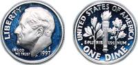 United States 1 Dime United States Federal republic 1997 S 1 Dime Roosevelt Dime (Silver Proof) Silver (.900) San Francisco Mint (741678) 2.56g PF -