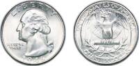 United States ¼ Dollar United States Federal republic 1946 D ¼ Dollar Washington Silver Quarter Silver (.900) United States Mint of Denver, (9072800) -