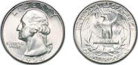 United States ¼ Dollar United States Federal republic 1954 S ¼ Dollar Washington Silver Quarter Silver (.900) (11834722) 6.26g BU KM 164 Schön 168 -