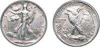 United States ½ Dollar United States Federal republic 1947 ½ Dollar Walking Liberty Half Dollar Silver (.900) Philadelphia Mint (4100000) 12.39g XF K -