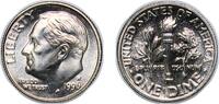 United States 1 Dime United States Federal republic 1996 W 1 Dime Roosevelt Dime Copper-nickel clad copper (91.67% Copper, 8.33% Nickel) (1457000) -