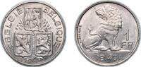 Belgium 1 Franc Belgium 1940 1 Franc (BELGIE-BELGIQUE) Nickel (10865000) 4.5g XF KM 120 Schön 75 LA BFM-98 -
