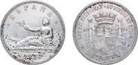 Spain 5 Pesetas Spain Provisional Government 1870 *18-70 SNM 5 Pesetas - Provisional Government Silver (.900) Madrid Mint (5923455) 25g XF KM 65 -