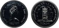 Canada 1 Dollar Canada Commonwealth 1977 1 Dollar - Elizabeth II (Silver Jubilee) Silver (.500) (744848) 23.328g PF Ch RC-806b Ch RC-806c KM 118 -