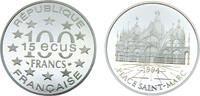 France 100 Francs / 15 Euro France Fifth Republic 1994 100 Francs / 15 Euro St. Mark's Cathedral, Venice -