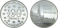 France 100 Francs / 15 Euro France Fifth Republic 1996 100 Francs / 15 Euro Grand Place, Brussels -