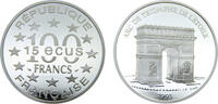 France 100 Francs / 15 Euro France Fifth Republic 1993 100 Francs / 15 Euro Arc de Triomphe, Paris -