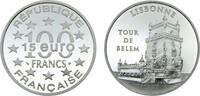 France 100 Francs / 15 Euro France Fifth Republic 1997 100 Francs / 15 Euro The Tour of Belem, Lisbon -