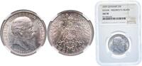 Grand-duchy of Baden 2 Mark Germany Grand-duchy of Baden German states 1907 2 Mark - Frederick I (Death of Frederick I) Silver (.900) (350000) 11.11g NGC AU -