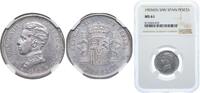 Spain 1 Peseta Spain Kingdom 1903 *19-03 SMV 1 Peseta - Alfonso XIII (4th portrait) Silver (.835) Madrid Mint (10602000) 5g NGC MS 61 KM 721 Ca -