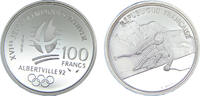 France 100 Francs France Fifth Republic 1989 100 Francs 1992 Olympics, Albertville, Alpine Skiing -